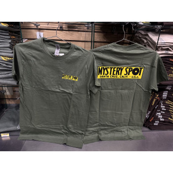 Olive Green Bumper Sticker Tee Shirt