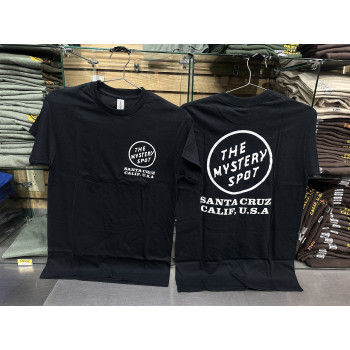 Black and White Circle Logo Tee Shirt