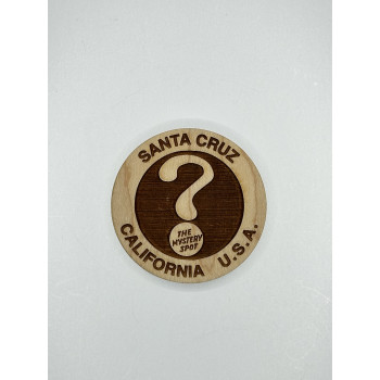 Wood Circle Logo Magnet